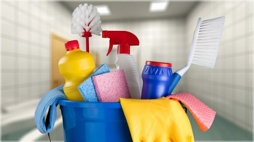 Cleaning team planning recycling and sustainability work in East Sheen