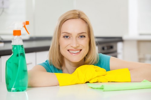 Customer concern being noted during a carpet cleaning service review